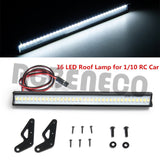 36 LED Super Bright Roof Lamp Bar for SCX10 SCX10 II TRX4 D90