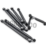 Aluminum Link Linkage Pull Rod Kit for Axial SCX24 AXI00001 AXI00002