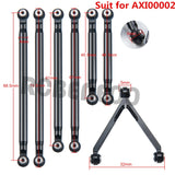 Aluminum Link Linkage Pull Rod Kit for Axial SCX24 AXI00001 AXI00002