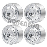 4PCS 1.0" Metal Beadlock Micro Wheel Rim Hub for Axial SCX24