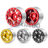 4pcs 1.0" Metal Beadlock Wheel Rim for 1/24 RC Crawler Car