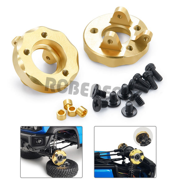 1Pair Portal Steering Knuckle Cup Wheel Hub Counterweight for 1/18 RC Crawler Car Kyosho Jimny