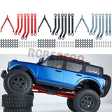 7pcs High Clearance Chassis Links Pull Rod for Axial SCX24 1/24 RC Crawler Car