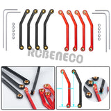 4Pcs/set Metal Linkage Link Rod Set for Kyosho Jimny 32523 1/18 RC Crawler Car