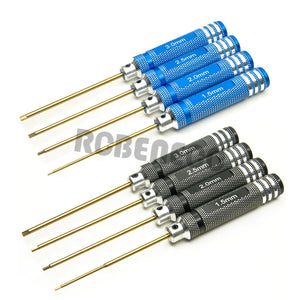 1.5mm 2.0mm 2.5mm 3.0mm Hex Screw Driver Set Hexagon Screwdriver Wrench Tool Kit for RC Multi-Axis FPV Racing Drone RC Quadcopter Helicopter RC Car Models