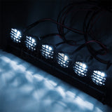 4/5/6LEDs Roof Lamp Lights Bar for SCX10