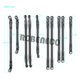 10PCS/lot Alloy Link Rod Linkages Unassemble for Axial SCX10 90046