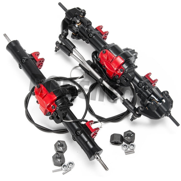 Front Axle Rear Axle with Differential Lock for D90 TF2 RC Car