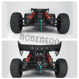 LED Lights Kit White Front Headlight & Red Rear Taillight for 1/8 ARRMA TYPHON 6S BLX TLR Tuned Buggy Upgrade Parts