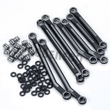 Metal High Clearance Chassis Link Rods Set for 1/18 RC Crawler Traxxas TRX4M Bronco Defender Upgrade Parts