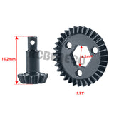 2PCS Steel Gear Set 33+13T Transmission Gears for 1/18 Axial UTB18 Capra Buggy Upgrade Parts