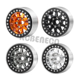 4pcs 1.9" Beadlock Wheel Rim for 1:10 RC Crawler Axial D90 SCX10 TRX4