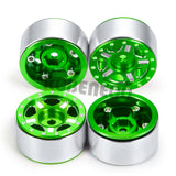 4PCS 1.0" Micro Beadlock Wheel Rim for 1/24 RC Crawler Car