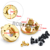 1Pair Portal Steering Knuckle Cup Wheel Hub Counterweight for 1/18 RC Crawler Car Kyosho Jimny