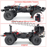 Metal Shock Mount Adjustable Towers for 1/10 RC Crawler Car Traxxas TRX4 TRX-4 Defender Bronco 4WD Upgrade Parts