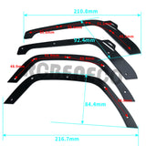 4Pcs Metal Fender Flares Wheel Eyebrow Arch Protector for Axial SCX6