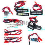 Front Headlight Rear Tail LED Light Set for ARRMA LIMITLESS F1 1/7 RC Car