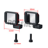 Mini Rearview Lens Metal Rearview Mirror for Axial SCX24