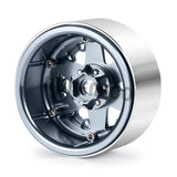 2.2 inch RC Beadlock Wheels Rims Aluminum Metal Hub for 1/10 RC Crawler Car Axial Wraith 90018/90048 RR10 TRX4