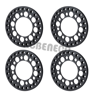 4Pcs Metal Alloy 1.9inch Beadlock Wheel Outer Ring for SCX10 D90 TRX4