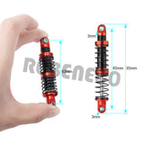 1/4pcs 75-125mm Metal Shock Absorber for Axial SCX10 TRX4 D90