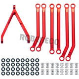 Aluminum High Clearance Chassis Links Set for Axial SCX24 AXI00006 Ford 1/24 RC Crawler Car