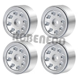 CNC Metal 1.0" Beadlock Micro Wheel Rims Hub for Axial SCX24