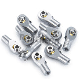 10PCS Stainless Steel M4 Link Tie Rod End Ball Joint Ball Head Right-Hand Screw for 1/10 RC Crawler Axial SCX10 90046