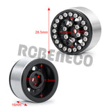 4PCS Beadlock Aluminum Alloy Wheel Hub for Axial SCX24