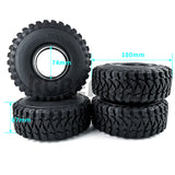 1/2/4pcs 2.9" Terrain Wheel Tires 180*67mm Rubber Tyres for Axial SCX6