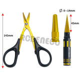 Hole Opener Reamer Drill 0-14mm Puncher & Car Shell Scissors for RC Model Car Boat Aircraft DIY Modified Repair Tools