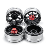 1/2/4pcs 1.9inch Alloy Beadlock Wheel Rims for SCX10 D90 TRX4