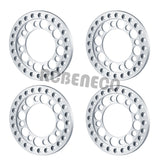 4Pcs Metal Alloy 1.9inch Beadlock Wheel Outer Ring for SCX10 D90 TRX4