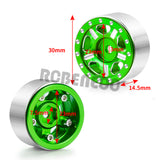 4PCS 1.0" Micro Beadlock Wheel Rim for 1/24 RC Crawler Car