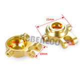 Brass Steering Blocks Knuckle Counterweight for 1/18 RC Crawler TRX4M Bronco Defender Upgrade Parts