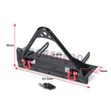 Metal Alloy Front Bumper with Tow hook for Axial SCX10