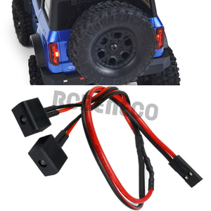 Rear Tail Red Light Simulated Decoration Lamps for 1/24 RC Crawler Axial SCX24 AXI00006