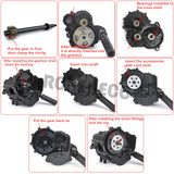 Motor Gearbox Gear Modification Kit for 1/6 Axial SCX6 AXI05000 JLU Jeep RC Crawler Truck Buggy