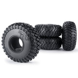 4pcs 2.2inch Rubber Tyre Wheel Tires with Foam Insert for Axial SCX10 90046 AXI03007 Wraith 90048 TRX4 1/10 RC Rock Crawler Car