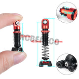 Shock Absorber Aluminum Alloy Damper with Spare Springs for 1/18 Kyosho Jimny RC Crawler Car