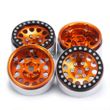 4pcs 1.9 Inch Beadlock Wheel Rim 1 for 1:10 RC Crawler Axial SCX10 TRX4 D90