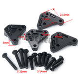 4Pcs Metal Front & Rear Heighten Shock Mount for 1/10 Traxxas Maxx WideMaxx Small X 89086-4