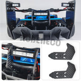 2Pcs Carbon Fiber Rear Wing Side Spoiler Plate for ARRMA LIMITLESS F1 1/7 RC Car