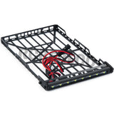 Metal Roof Rack Luggage Carrier with LED Light for Axial SCX24