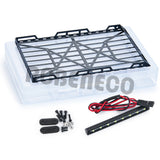 Metal Roof Rack Luggage Carrier with LED Light for Axial SCX24