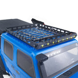 Metal Roof Rack Luggage with Headlight for 1/24 RC Crawler Car Axial SCX24 AXI00005