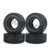 4PCS 1.0inch 50/54mm Width Rubber Wheel Tires for SCX24 Micro Cars