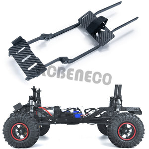 Carbon Fiber Car Frame Girder Side Frame Chassis Rails with Battery Tray Mounting Holder for Traxxas TRX4