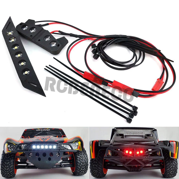 Front&Rear LED Lights Bar DC 6-8.4v for 4x4 2wd VXL TRAXXAS SLASH