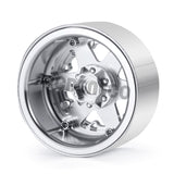 2.2 inch RC Beadlock Wheels Rims Aluminum Metal Hub for 1/10 RC Crawler Car Axial Wraith 90018/90048 RR10 TRX4